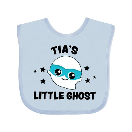 

Inktastic Cute Tia s Little Ghost with Stars Gift Baby Boy or Baby Girl Bib
