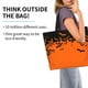 thumbnail image 2 of Disketp Halloween With Black Bats Bolsa Tote Estampada para Mujer, Bolso de Hombro y de Mano para Compras y Viajes, 2 of 8