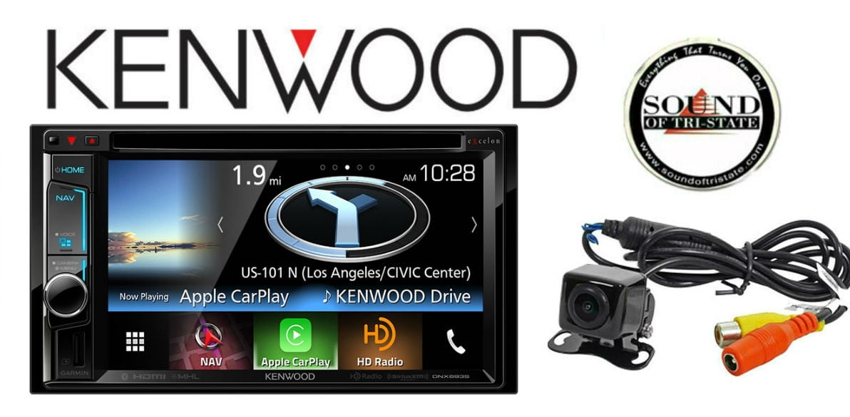 Kenwood Excelon DNX693S w/ Backup Camera 6.2" WVGA doubleDIN
