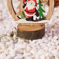 thumbnail image 4 of Coofit Christmas Wooden Decoration Hollow Santa Rustic Table Centerpiece Home Ornament, 4 of 10