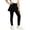 19#Black, variant on Girls Leggings with Skirt 2 in 1 High Waisted, Flowy Athletic Tennis Skirted Legging Kids Dance Tights