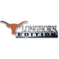 thumbnail image 1 of Texas Longhorn Edition Emblème Auto ABS Chrome, 1 of 2