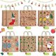 thumbnail image 3 of Christmas G-ift Bags Kraft Christmas Bags for Presents Christma Paper Bags with Handle 12 pcs Xmas Gift Bags for Christmes Party Gift, 3 of 5