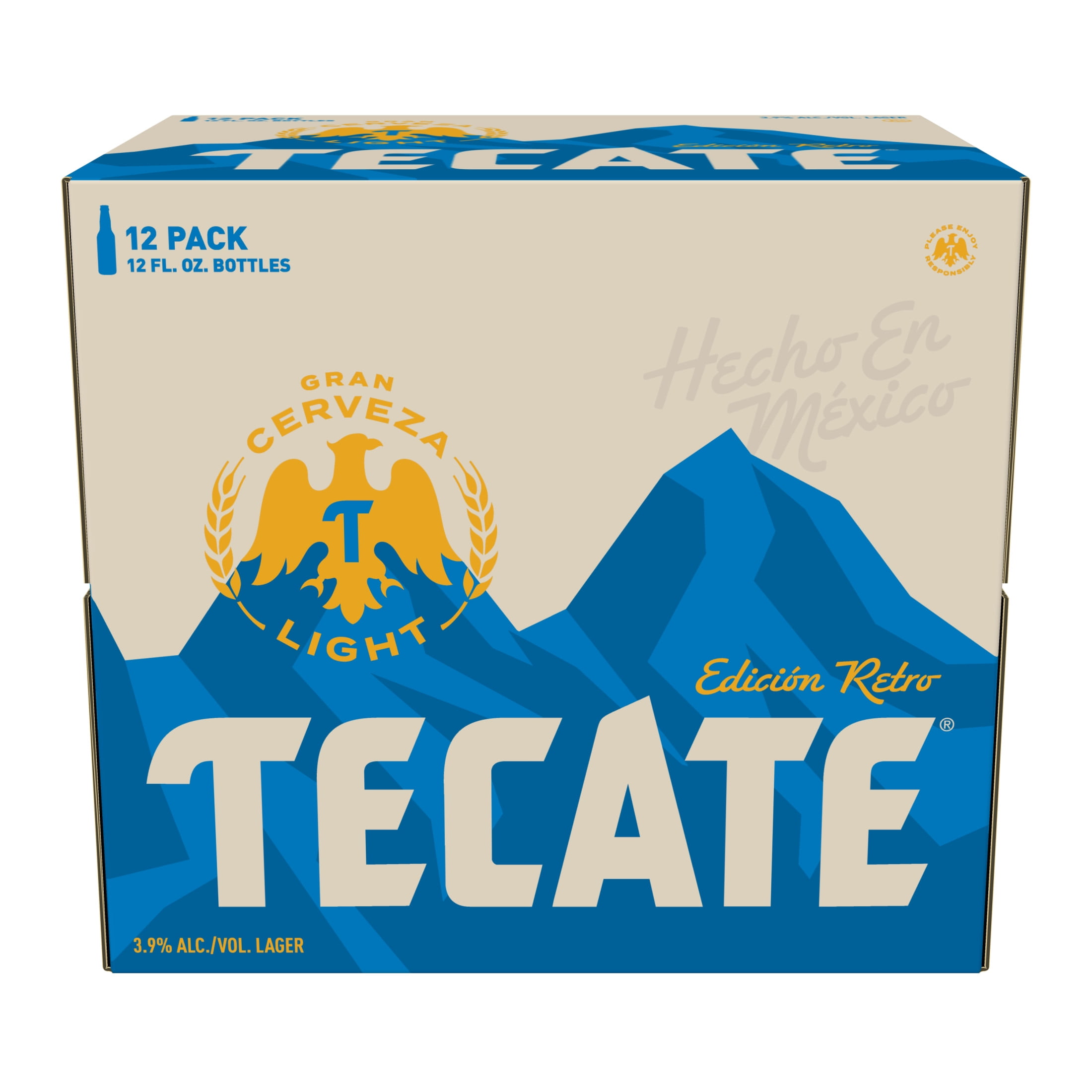 Tecate Light Mexican Lager Beer, 12 Pack, 12 fl oz Bottles