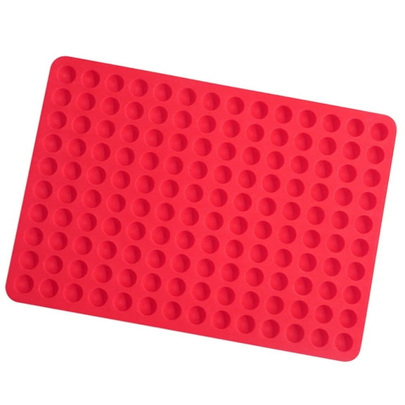 MEGICOT 140-Cavities Silicone Mold for Making Muffin Cakes, Bread, Pudding, Chocolate, Candy, Tart, Non-stick Semi Sphere Cupcake Pan Baking Accessory