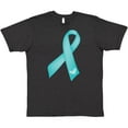 thumbnail image 3 of Inktastic Teal Awareness Ribbon T-Shirt, 3 of 5