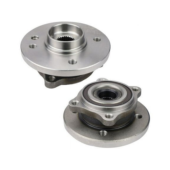 Front Wheel Bearing Hub Assembly - Set of 2 - Compatible with 2007 - 2015 Mini Cooper 1.6L 4-Cylinder 2008 2009 2010 2011 2012 2013 2014