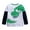 White, variant on Fesfesfes Toddler Kids Dinosaur Shirt Boys Fashion Cute Dinosaur Pattern Print Long Sleeves T-shirt Tops