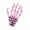 Pink, variant on Hair Accessories Claw Hairpin Hand Ghost Skeleton Halloween Hair Clips