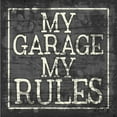 thumbnail image 2 of Michelle, Misty 26x26 Gold Ornate Wood Framed with Double Matting Museum Art Print Titled - My Garage, My Rules, 2 of 4