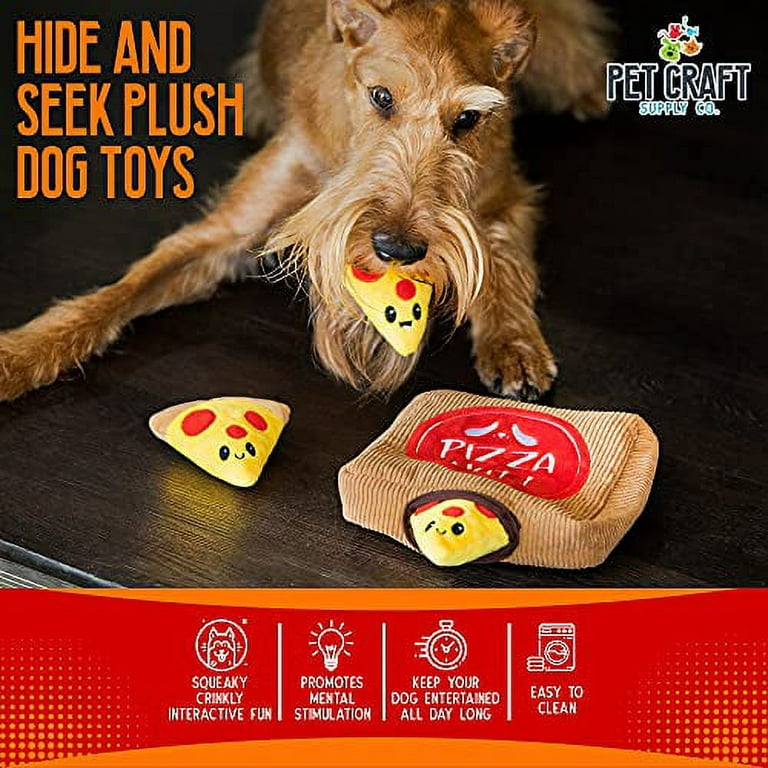 Haute Diggity Dog Durable Hide and Seek Puzzles  Parody Plush Interactive  Toys for Small, Medium and Large Dogs – Best Dog Toys to Keep Them Busy 