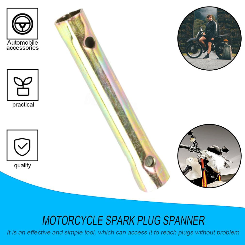 Professional Motorcycle Spark Plug Spanner Durable 13cm 16/18mm Car Socket Wrench Portable Vehicle Repair Tool