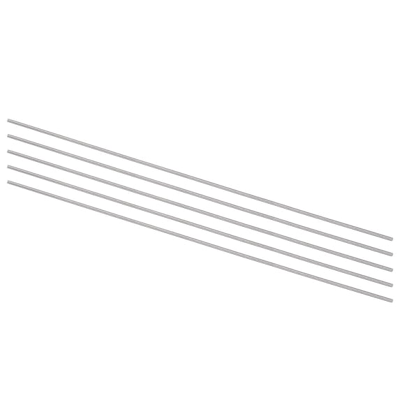 Uxcell Round Metal Rods 1mm x 150mm High Speed Steel (HSS) Lathe Bar Stock Tool 5 Pieces