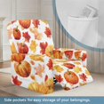 thumbnail image 3 of HELLHERO Pumpkin Maple Leaf Pumpkin Maple Leaf Print Lazyboy Recliner Chair Covers for Reclining Chair Thanksgiving Home Decor, Easy to Install, 3 of 8