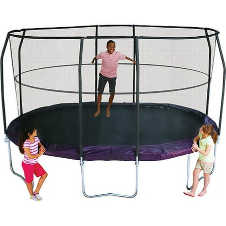 Jumppod Premium Trampoline, 8' x 14' Oval