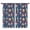 Dark Blue Mermaid, variant on Blackout Kids Curtains,Floral Princess Unicorn Pattern Childrens Insulated Curtains Set Of 2,Bedroom Essentials,Toddler Room Decor 42"x54"
