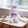 thumbnail image 4 of Lolita Bear Rabbit Plush Doll Soft Polyester Material Cute Lace Design Huggable Toy Birthday Gift for Kids, 4 of 5