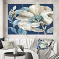 thumbnail image 1 of Designart - Indigold Watercolor Flower I - Farmhouse Gallery-wrapped Canvas, 1 of 2