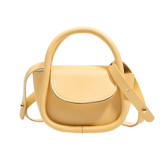 Minnieouse Bolsas para cadáveres cruz de cuero de PU marrón negro compactas y portátiles para un fácil acceso al color disponible Bolsas de mensajero y de hombro amarillo