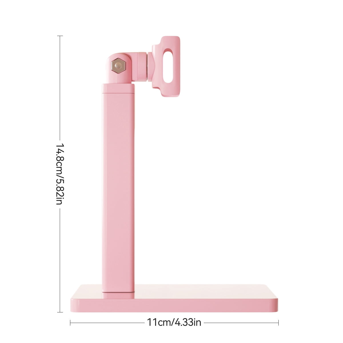 Mini UV LED Nail Lamp, Rechargeable Handheld Flash Cure Light Pen with Magnetic Stand, Portable Quick Dryer for Gel Polish, DIY Home Manicure & Travel(pink）
