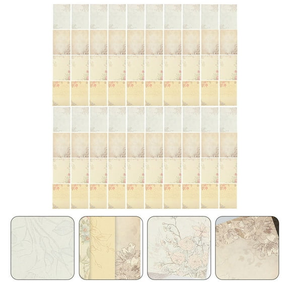 Worgeous Assorted Color Stationery Paper for Home Use Write Smoothly 80 Sheets Letter Size