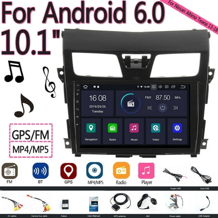 For Android 6.0 Car Stereo For Nissan Altima Teana 13-18 GPS Navigation