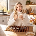 thumbnail image 4 of Decorative Placemats Set of 4 Placemats Linen Fall Table Decor for Thanksgiving Halloween Holiday Gifting Farmhouse Decor, 4 of 7