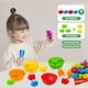 thumbnail image 5 of Raeqks Contar Clasificar Juguetes Emparejar Juguetes Apilar con Tazones Actividades De Aprendizaje Preescolar Juego Sensorial Educativo Montessori Tallo De Juguete Juegos De Guardería Animales Regalos, 5 of 5