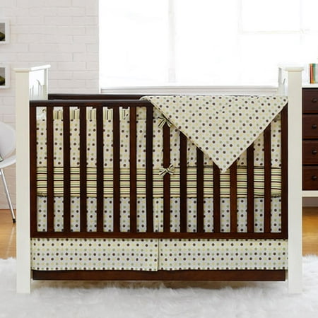 Baby Mod - Roxanne 3-in-1 Convertible Crib, Antique White and Espresso
