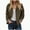 AG, variant on Womens Long Sleeve Jacket Suede Jacket Faux Leather Blazer Jackets Button Down Long Sleeve Fall Fashion Vintage Suits KhakiXXL