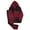 Catonic Maroon-Black, variant on Men's StreetFlex Pro Colorblock Hoodie & Jogger Set