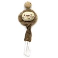 thumbnail image 1 of Plush Elephant Pacifier Holder, Handmade Wooden Clip Baby Teething Toy, Cotton Fabric Pacifier Holder, Ideal Baby Gift Pacifier Clip With Cartoon Toy For Boy Girl, 1 of 5