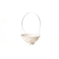 thumbnail image 2 of Plastic Hanging Flower Pot, Detachable White Hanging Basket for Floral Arrangements, Garden Decor, Patio, Balcony, and Indoor Plant Display (1 Pc), 2 of 6