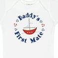 thumbnail image 4 of Inktastic Daddy's First Mate Boys or Girls Baby Bodysuit, 4 of 5