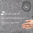 thumbnail image 3 of Organic Cotton Pillow Covers With Fringe Boho Farmhouse Cushion Cover with Decorative Tassels Linen Like Textured Accent Pillowcases for Bed Couch Chair Sofa Living Room 20×20 Inch Gray Pack of 2, 3 of 7