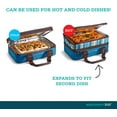 thumbnail image 3 of Rachael Ray Expandable Lasagna Lugger Stripe Marine Blue, 3 of 7