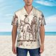 thumbnail image 2 of Balery Cowboys Riding Horses Camisas hawaianas de manga corta para hombre, camisas playeras de corte holgado, camisas de vacaciones con botones,Medium, 2 of 7