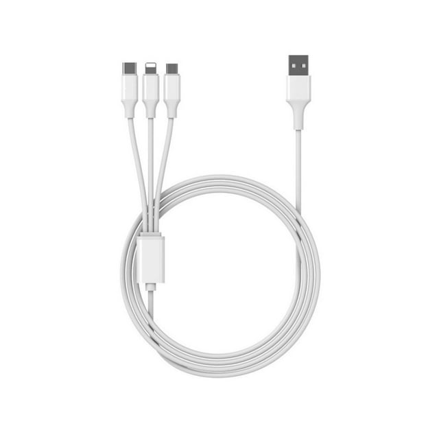 Cable tipo C lightning y micro USB Gadgets and Fun cargador 3 en 1