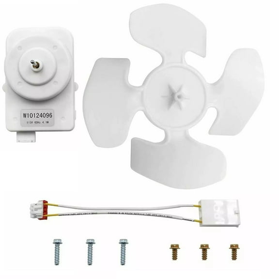 TAPDRA Kenmore Refrigerator Condenser Fan 115V Motor W10124096 Durable Quiet Cooling Solution for Whirlpool