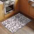 thumbnail image 3 of Spring Flowers Large Area Rugs for Bedroom Living Room, Soft Non Slip Carpet Bedside Rug, Farmhouse Purple Pastoral Floral Leaf Rectangular Floor Cover Kitchen Accent Rug 2'x3' for Dining Room/Office, 3 of 9