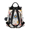 thumbnail image 2 of FORMRS Women's Travel Backpack Purse Anti-Theft Hidden Pockets Casual Shoulder Bag, Beige Retro Flower, 2 of 7