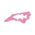 thumbnail image 1 of North Carolina Bass Sticker Decal Die Cut - Self Adhesive Vinyl - Weatherproof - Made in USA - Many Color and Sizes - state shaped largemouth fishing fish, 1 of 6