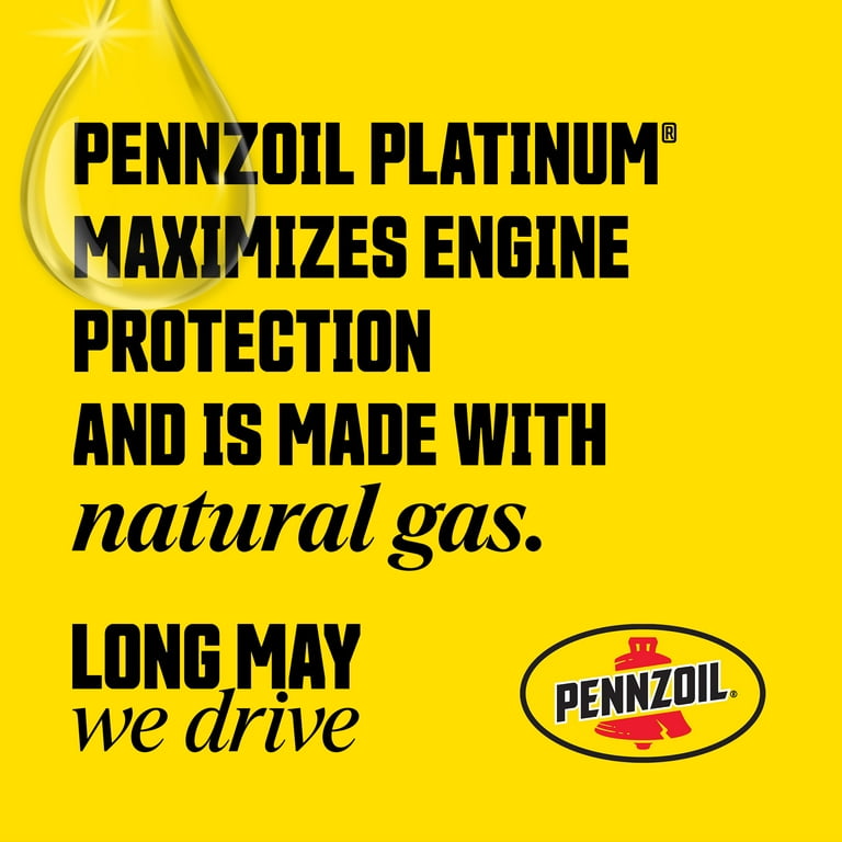 Pennzoil Platinum 5W-30 Full Synthetic Automotive Motor Oil Pennzoil Platinum 5W-30 Full Synthetic Automotive Motor Oil