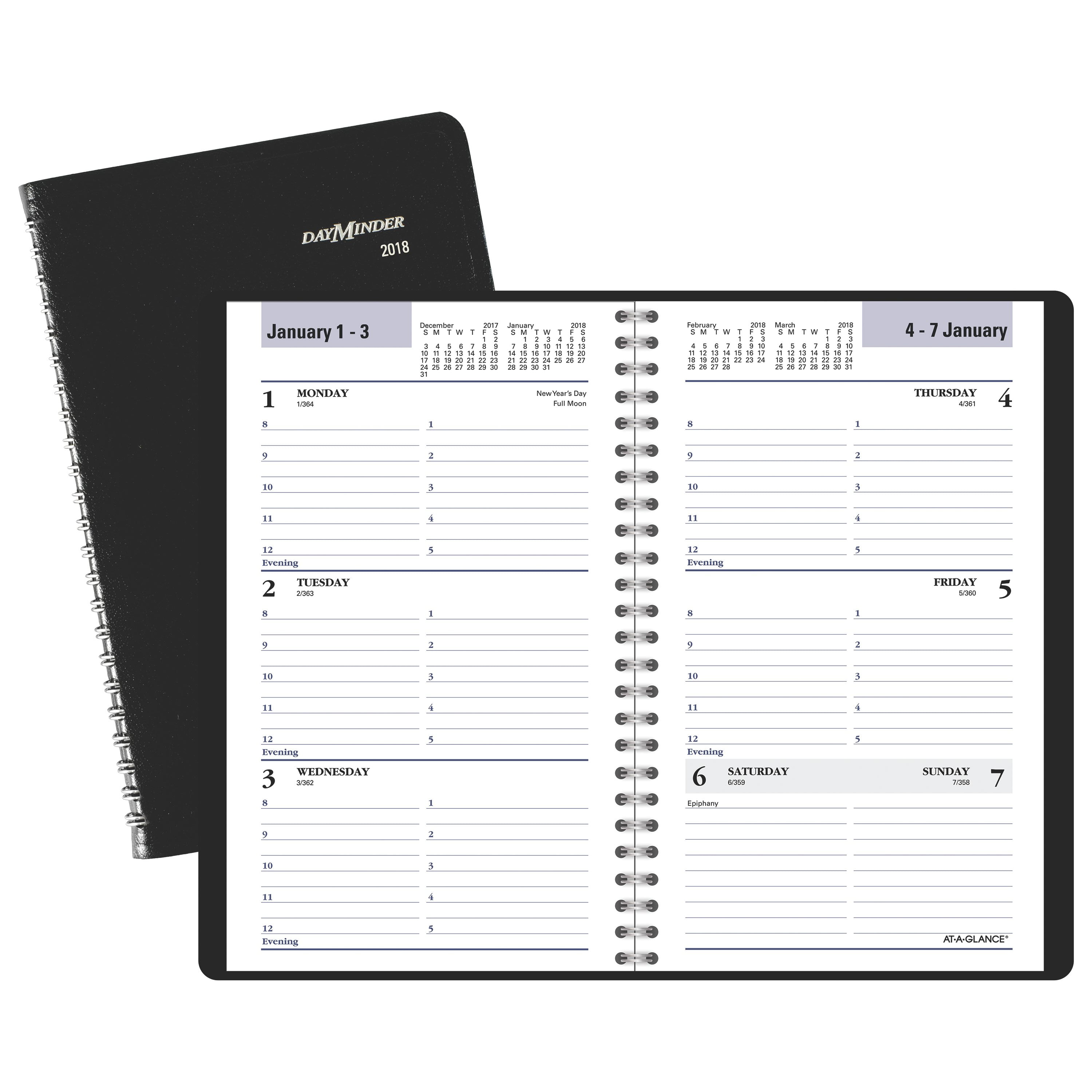 2018 AT-A-GLANCE DayMinder Weekly Appointment Book/Planner, 12 Months ...