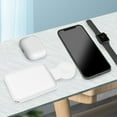 thumbnail image 1 of Folding 15W Wireless Fast Charging Smart Phone Ios Watch 2-In-1 Portable Wireless Charger Can Charge Bluetooth Headset with Wireless Charging Function Bluetooth Headset, 1 of 7