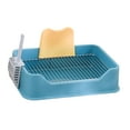 thumbnail image 6 of DOLITY Dog Toilet for Small Dogs Puppy Potty Tray Pet Accessories Pet Litter Pan Indoor blue, 6 of 8