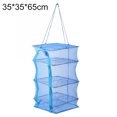thumbnail image 4 of SPRING PARK Outdoor Food Screen Foldable Drying Net Hanging Mesh Dryer Square Hanging Mesh Dryer for Shrimp Fish Fruit Vegetables, 4 of 6