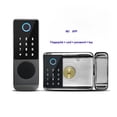 thumbnail image 2 of Door Lock, Tuya Finrprint Lock Outdoor Waterproof TTLock App Rfid Card Digital Password Keyless Electronic Smart Door Lock ,Easy to Install, 2 of 8