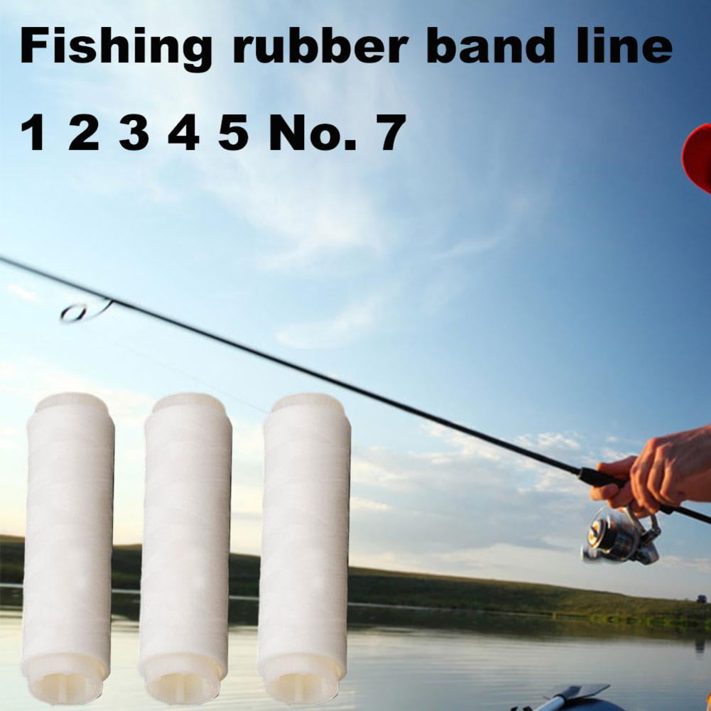 Invisible Rubber Fishing Bait Elastic Line Rubber Band Elastic Thread Line  C7D0