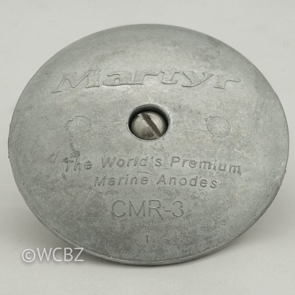 Martyr CMR03S, Rudder Anode 33-3/4 Zinc w/Slot Fasten